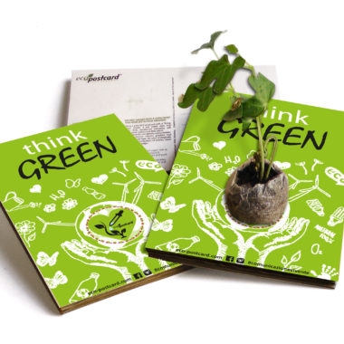 eco-postcard think-green